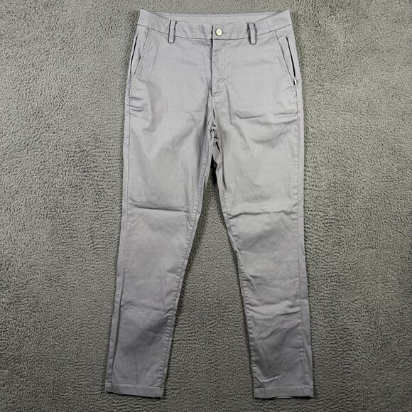 Birddogs Pants Mens 32x32 Gray Slim Fit Stretch Boom For Your Boomstick Chino - Picture 1 of 13